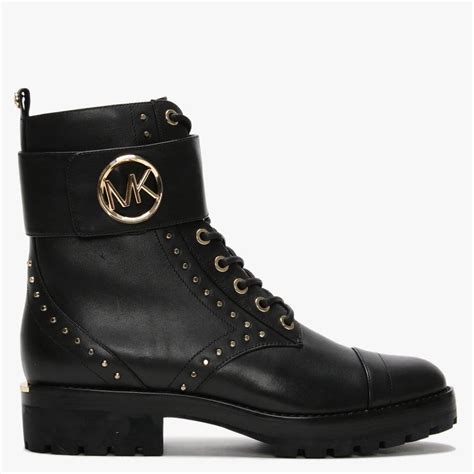 Michael Michael Kors Tatum Leather Combat Boots 